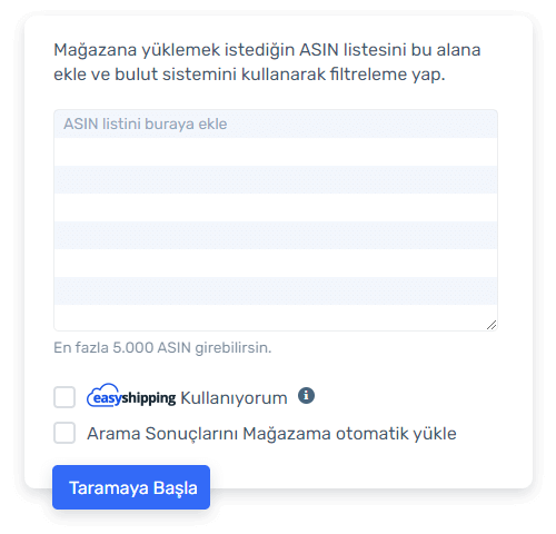 EasyInventory ile ürün arayın ve bulun